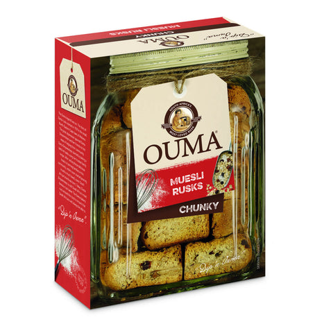 Nola Ouma Muesli Rusk Chunky (CASE OF 12 x 500g)