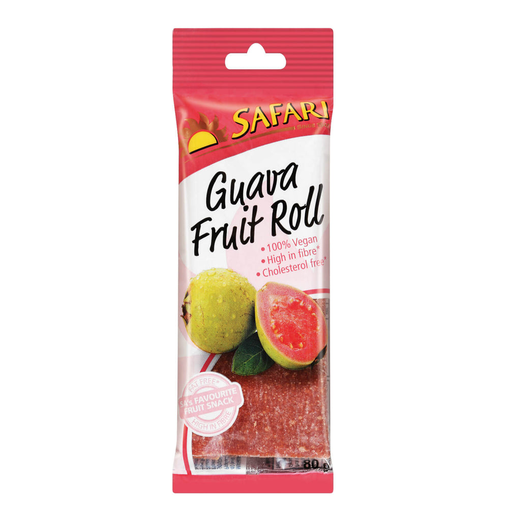 Safari Fruit Roll Guava (CASE OF 25 x 80g)