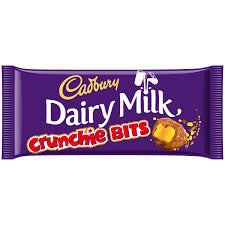 Cadbury Dairy Milk Crunchie Bits Slab (HEAT SENSITIVE ITEM - PLEASE ADD A THERMAL BOX TO YOUR ORDER TO PROTECT YOUR ITEMS (CASE OF 16 x 180g)