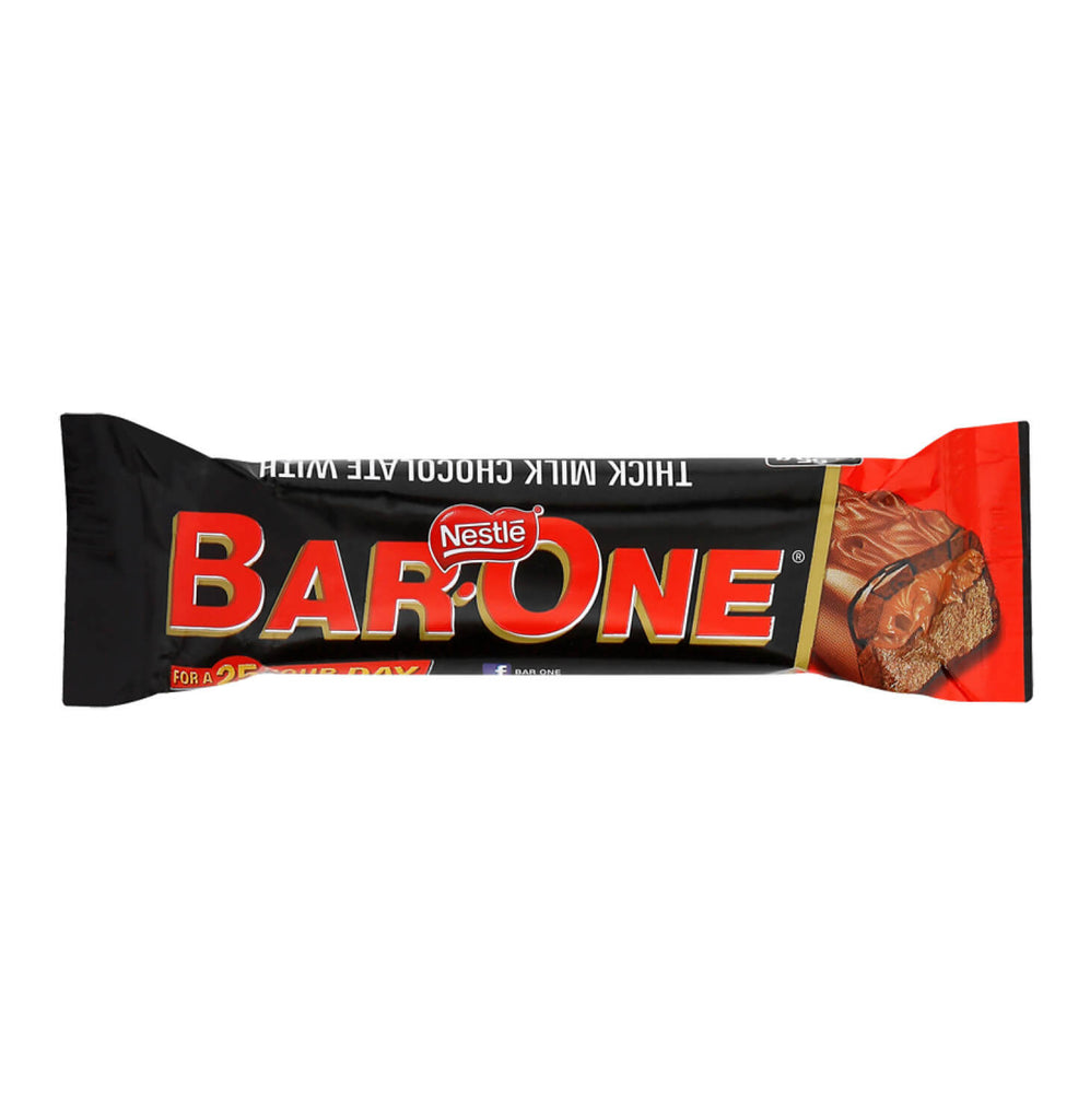 Nestle Bar One Original Bar (Kosher) HEAT SENSITIVE ITEM. PLEASE ADD ITEM 122942 TO THE ORDER TO TRY TO PROTECT CHOCOLATES FROM HEAT DAMAGE. (CASE OF 40 x 52g)