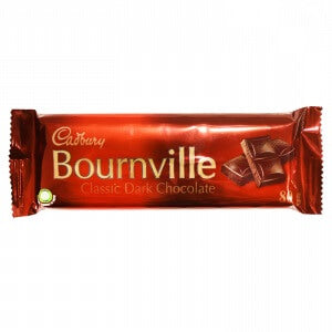Cadbury Bournville Slab HEAT SENSITIVE ITEM. PLEASE ADD ITEM 122942 TO THE ORDER TO TRY TO PROTECT CHOCOLATES FROM HEAT DAMAGE (CASE OF 24 x 80g)