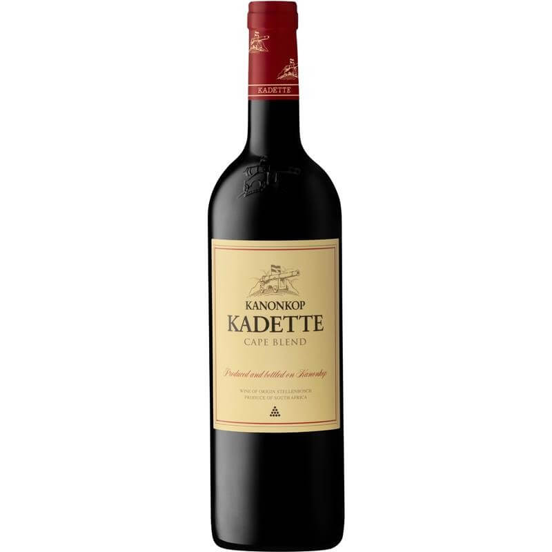 Kanonkop Kadette Cape Blend Wine of Origin Stellenbosch 2021 (CASE OF 12 x 750ml)