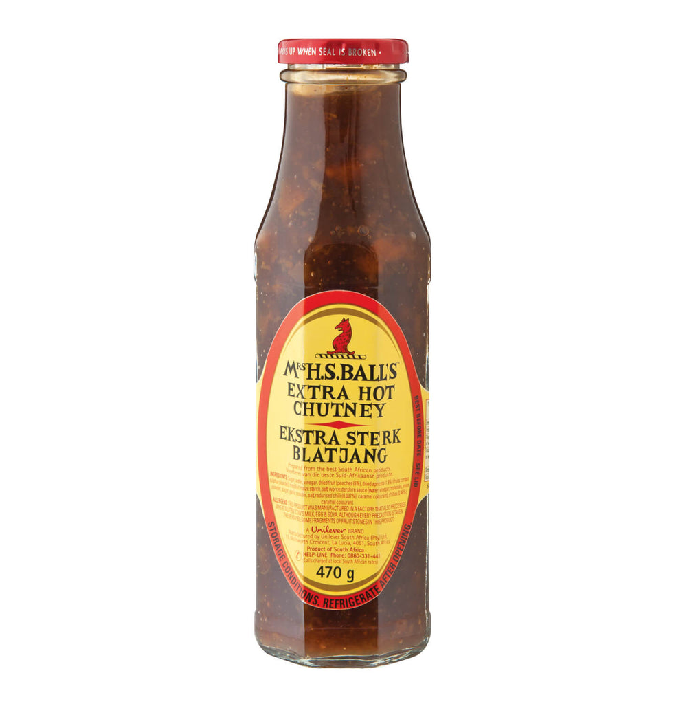 Mrs Balls Extra Hot Chutney (CASE OF 8 x 470g)
