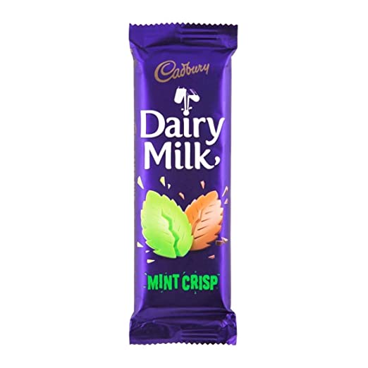 Cadbury Mint Crisp Bar HEAT SENSITIVE ITEM. PLEASE ADD ITEM 122942 TO THE ORDER TO TRY TO PROTECT CHOCOLATES FROM HEAT DAMAGE. (CASE OF 12 x 80g)