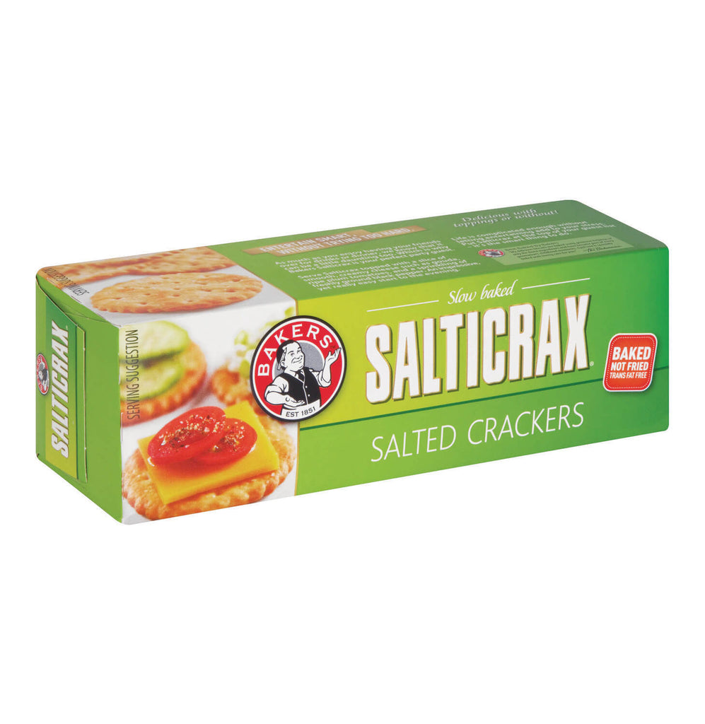 Bakers (Pyotts) Salticrax Salted Crackers Kosher (CASE OF 12 x 200g)
