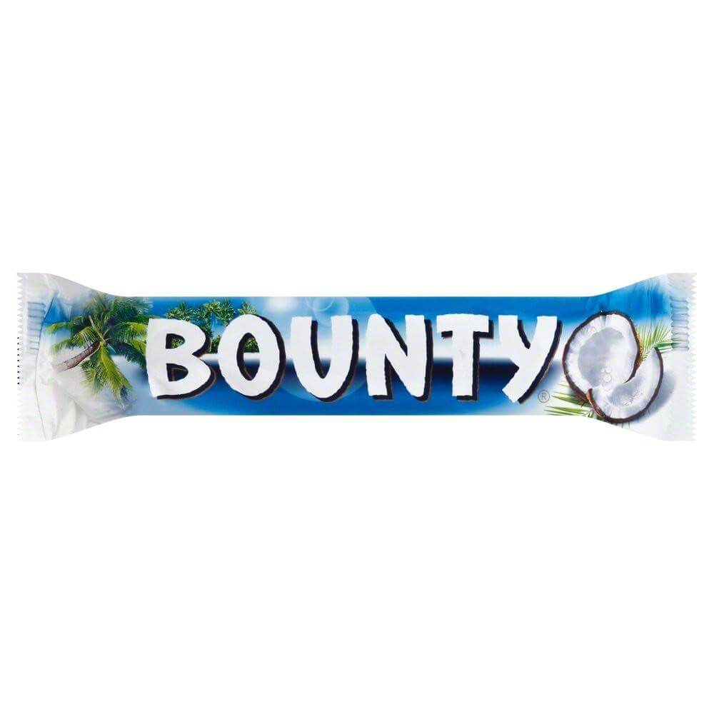 Mars Bounty Milk Chocolate Bar HEAT SENSITIVE ITEM. PLEASE ADD ITEM 122942 TO THE ORDER TO TRY TO PROTECT CHOCOLATES FROM HEAT DAMAGE. (CASE OF 24 x 57g)