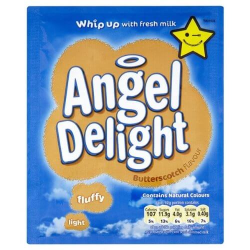 Birds Angel Delight Butterscotch Flavor (CASE OF 21 x 59g)