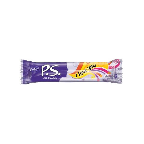 Cadbury PS Bar HEAT SENSITIVE ITEM. PLEASE ADD ITEM 122942 TO THE ORDER TO TRY TO PROTECT CHOCOLATES FROM HEAT DAMAGE (CASE OF 40 x 48g)