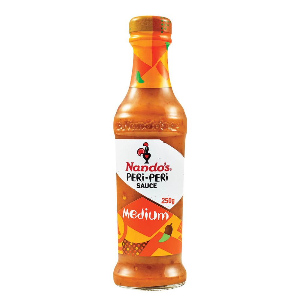 Nandos Medium Peri Peri Sauce Large Bottle (Kosher) (CASE OF 6 x 260g)