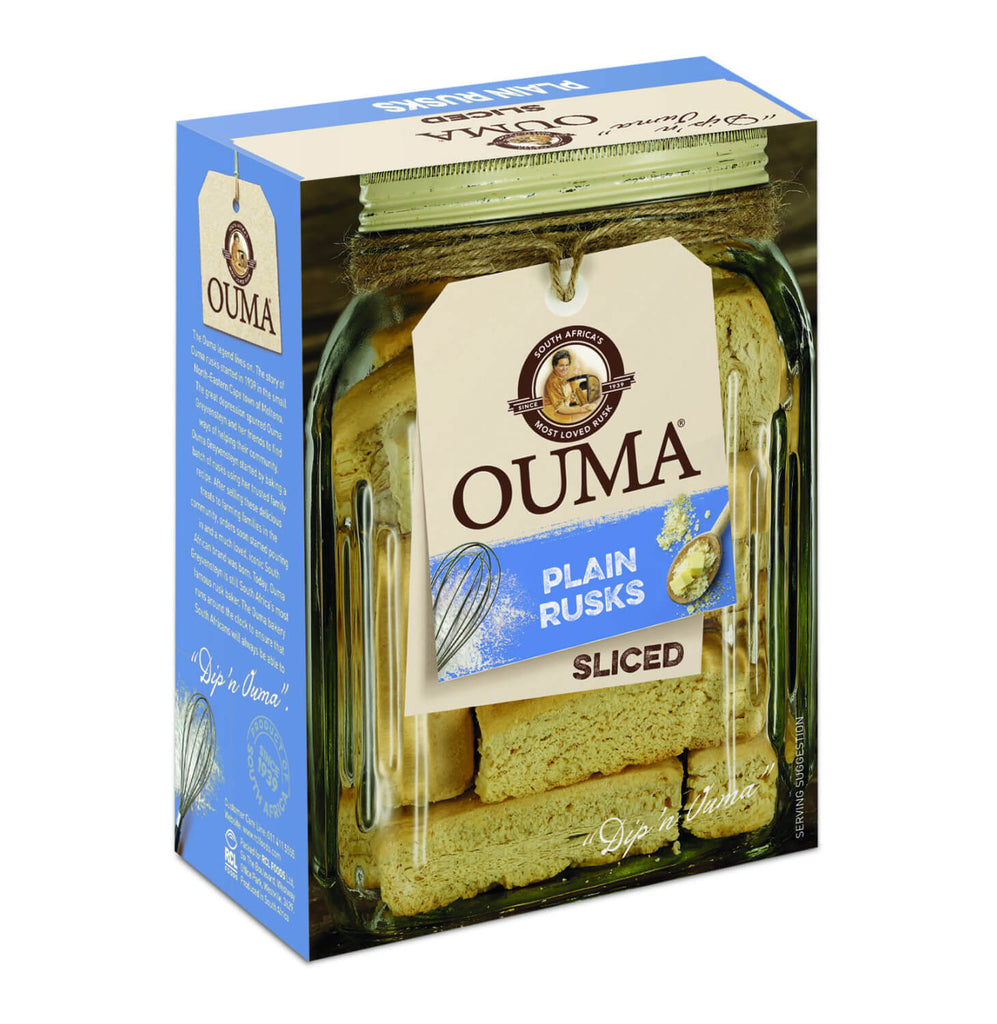 Nola Ouma Plain Sliced Rusks (CASE OF 12 x 450g)