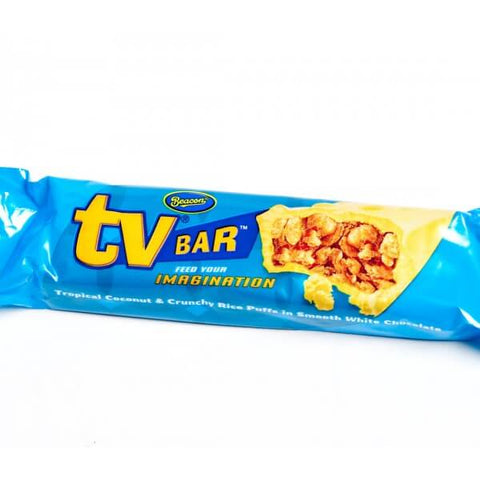 Beacon Tv Bar White Chocolate (Kosher)  HEAT SENSITIVE ITEM. PLEASE ADD ITEM 122942 TO THE ORDER TO TRY TO PROTECT CHOCOLATES FROM HEAT DAMAGE. (CASE OF 40 x 47g)