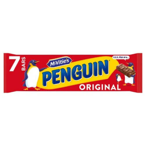 McVities Penguin Biscuits 7pk HEAT SENSITIVE ITEM. PLEASE ADD ITEM 122942 TO THE ORDER TO TRY TO PROTECT CHOCOLATES FROM HEAT DAMAGE. (CASE OF 36 x 172.2g)