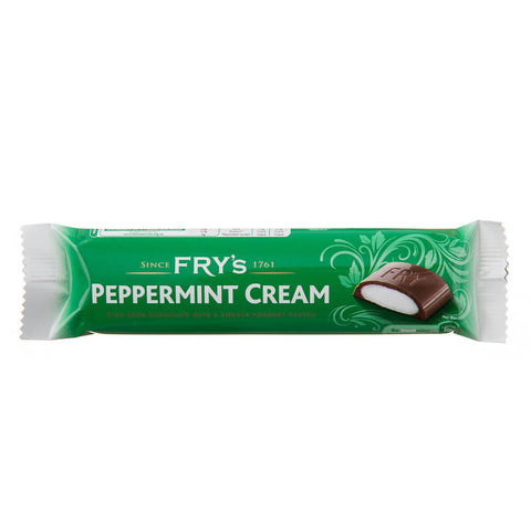 Frys Peppermint Cream  HEAT SENSITIVE ITEM. PLEASE ADD ITEM 122942 TO THE ORDER TO TRY TO PROTECT CHOCOLATES FROM HEAT DAMAGE. (CASE OF 48 x 49g)