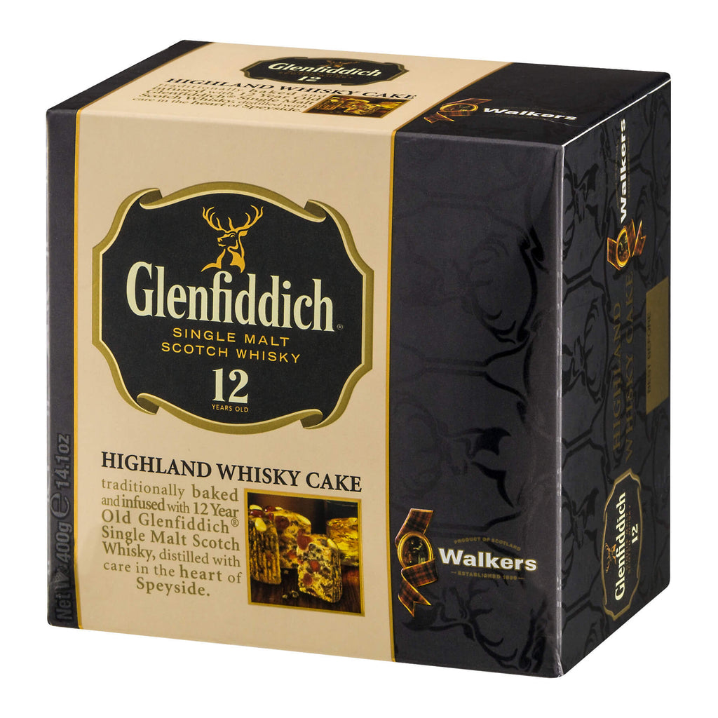 Walkers Glenfiddich Whiskey Cake (CASE OF 6 x 400g)