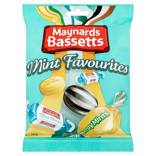 Maynards Bassetts Mint Favorites (CASE OF 12 x 192g)