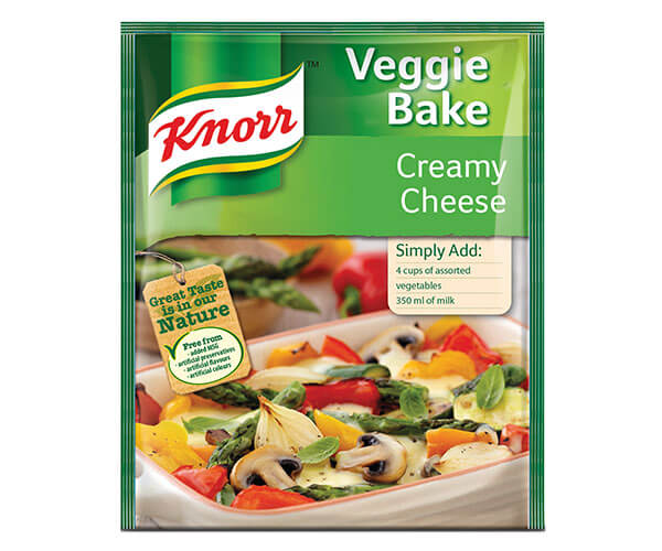 Knorr Sauce Veggie Bake Creamy Cheese (CASE OF 10 x 43g)
