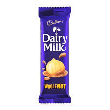 Cadbury Whole Nut Bar  HEAT SENSITIVE ITEM. PLEASE ADD ITEM 122942 TO THE ORDER TO TRY TO PROTECT CHOCOLATES FROM HEAT DAMAGE. (CASE OF 24 x 80g)