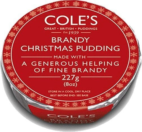Coles Boxed Christmas Pudding Brandy (CASE OF 12 x 227g)