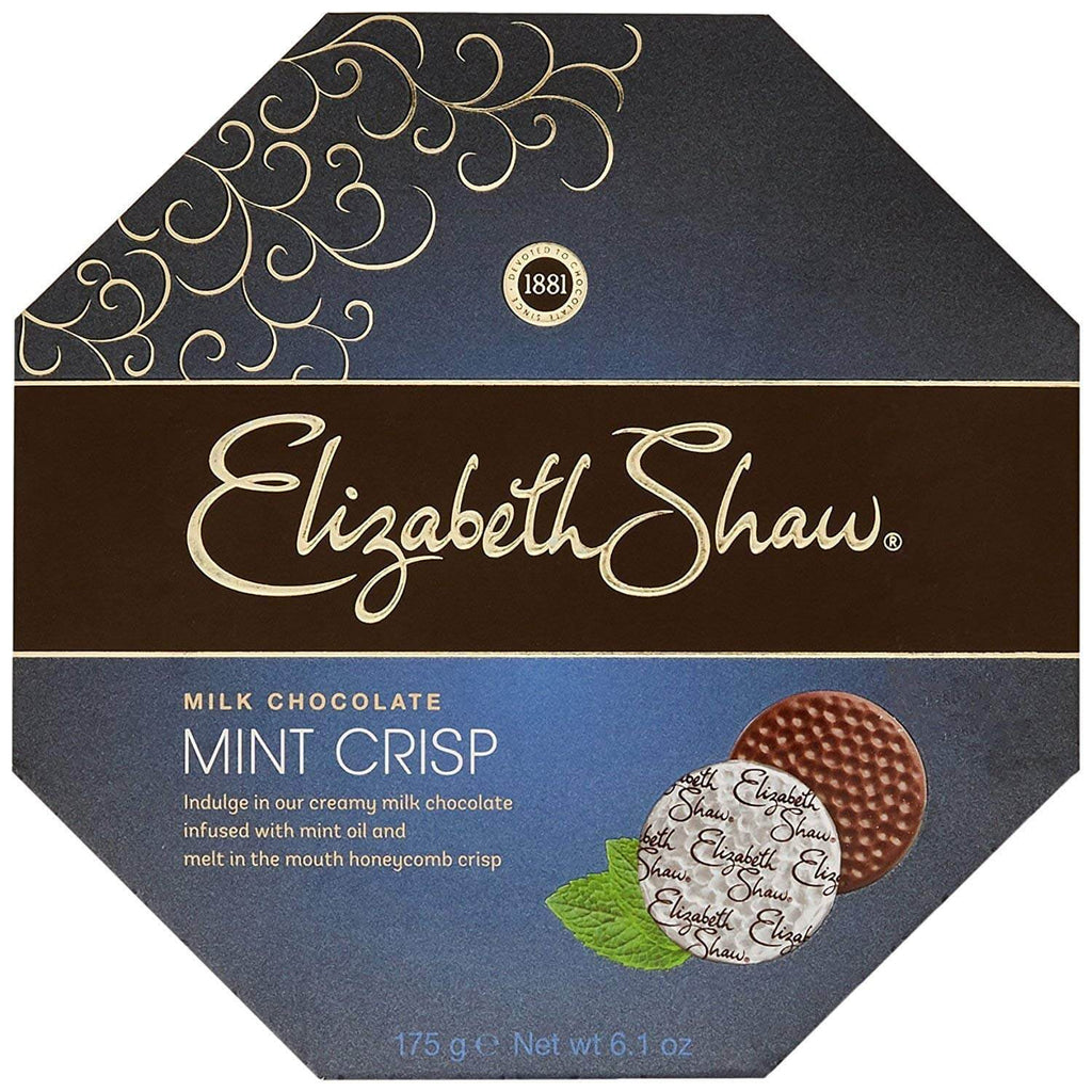 Elizabeth Shaw Milk Mint Crisp Chocolate (CASE OF 8 x 162g)