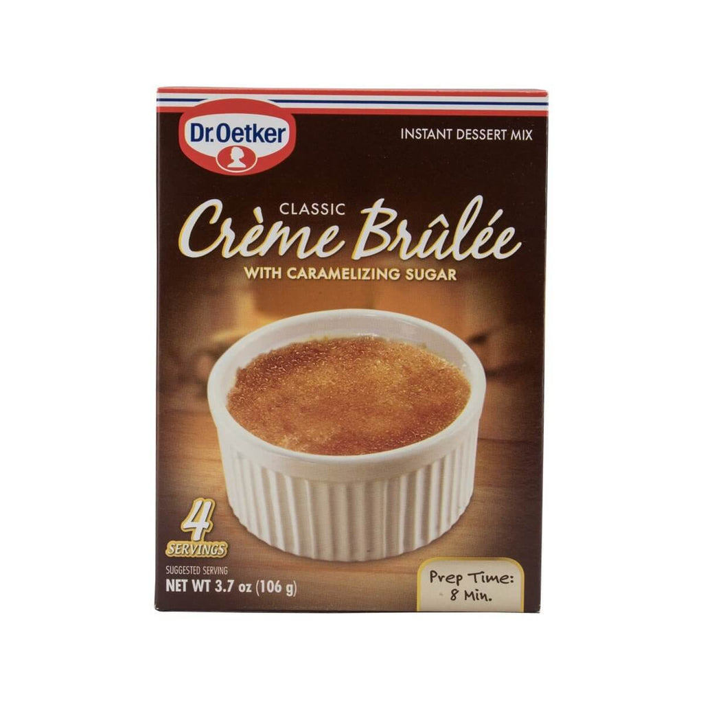 Dr Oetker Classic Creme Brulee with Caramelizing Sugar Instant Desert Mix Serves 4 (CASE OF 12 x 106g)