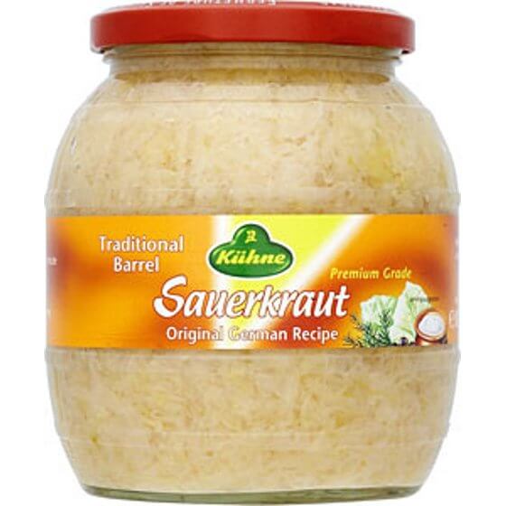 Kuehne Traditional German Barrel Sauerkraut (CASE OF 6 x 810g)