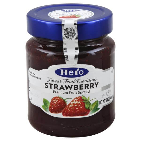 Hero Strawberry Fruit Spread (CASE OF 8 x 340g)