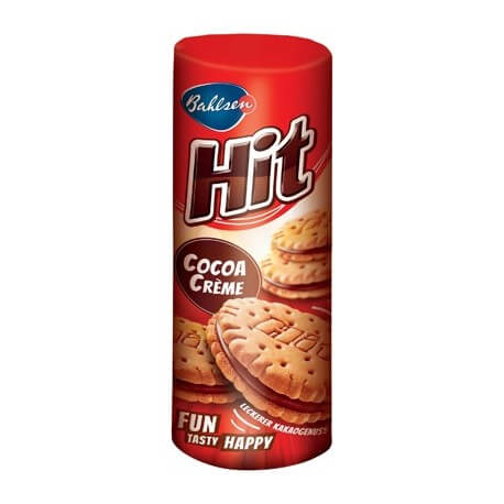 Bahlsen Hit Cocoa Cream Filled Cookies  HEAT SENSITIVE ITEM. PLEASE ADD ITEM 122942 TO THE ORDER TO TRY TO PROTECT CHOCOLATES FROM HEAT DAMAGE. (CASE OF 12 x 134g)