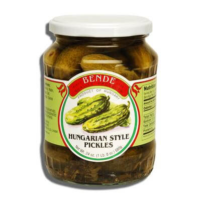 Bende Hungarian Style Pickles Quality Products Since 1935 (CASE OF 12 x 680g)