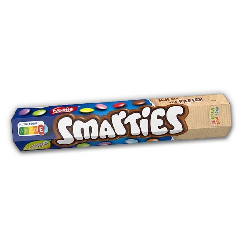 Nestle Smarties Tube HEAT SENSITIVE ITEM. PLEASE ADD ITEM 122942 TO THE ORDER TO TRY TO PROTECT CHOCOLATES FROM HEAT DAMAGE. (CASE OF 24 x 38g)