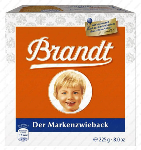 Brandt Zwieback Rusk (CASE OF 10 x 225g)