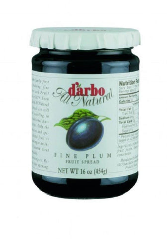 D Arbo Fine Plum Fruit Spread (CASE OF 6 x 454g)