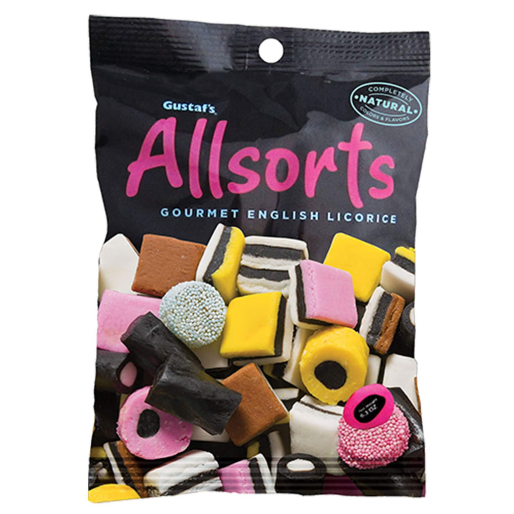 Gustafs Allsorts Gourmet English Licorice (CASE OF 12 x 180g)
