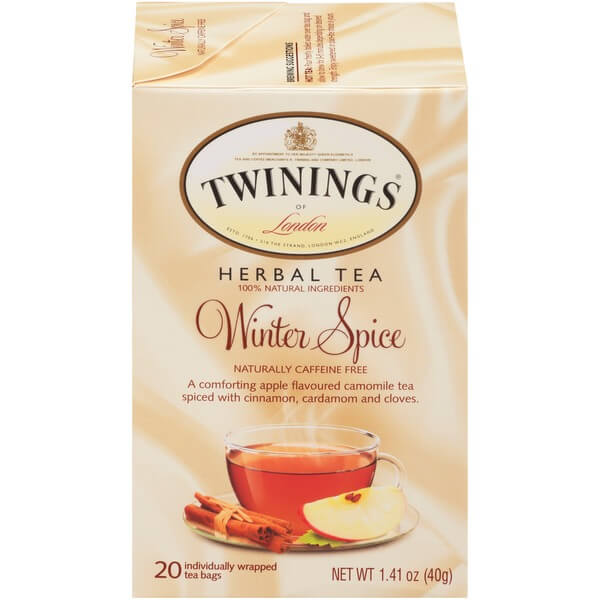 Twinings Winter Spice Herbal 20 Tea Bags (CASE OF 6 x 40g)
