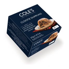 Coles Boxed Pudding Scottish Clootie Dumpling (CASE OF 6 x 275g)