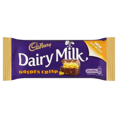 Cadbury Golden Crisp Bar (HEAT SENSITIVE ITEM - PLEASE ADD A THERMAL BOX TO YOUR ORDER TO PROTECT YOUR ITEMS (CASE OF 48 x 54g)