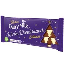 Cadbury Dairy Milk Winter Wonderland Milk and White Chocolate Block (CASE OF 20 x 100g)
