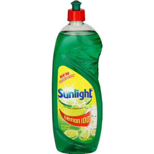 Sunlight Dishwashing Liquid Lemon (CASE OF 5 x 750ml)