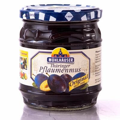 Muehlhauser Plum Fruit Spread (CASE OF 8 x 450g)