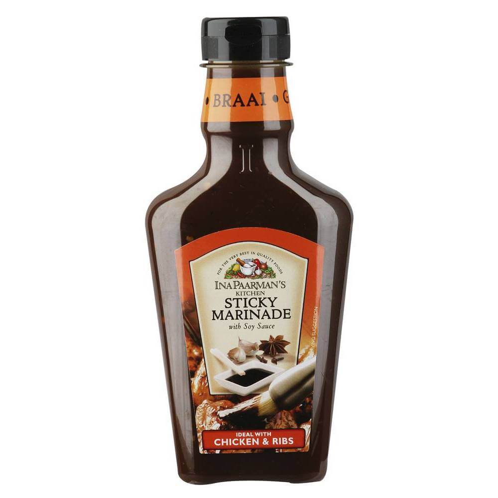 Ina Paarman Marinade Sticky with Soy Sauce (Kosher) (CASE OF 12 x 500ml)