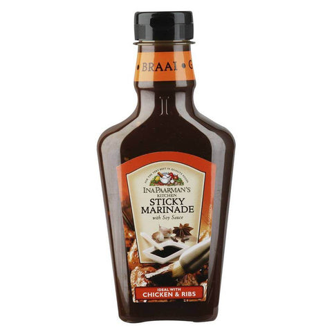 Ina Paarman Marinade Sticky with Soy Sauce (Kosher) (CASE OF 12 x 500ml)