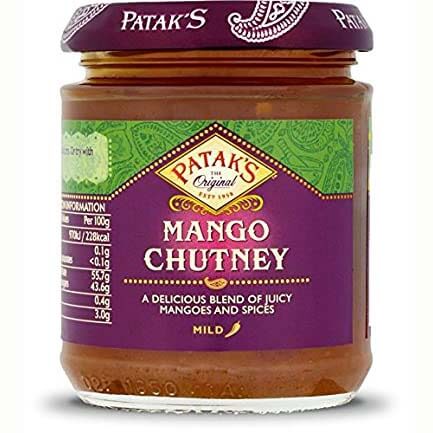 Pataks Chutney Mango Mild (CASE OF 6 x 340g)