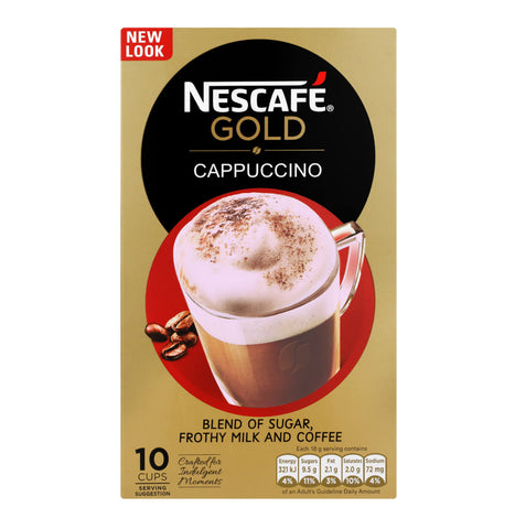 Nestle Nescafe Coffee Cappuccino Mix SA (Pack of 10) (CASE OF 10 x 180g)