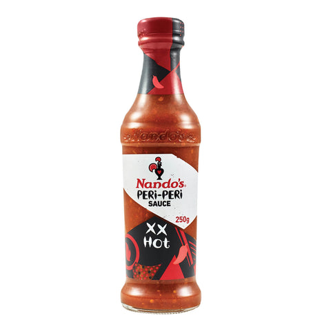Nandos Peri Peri Sauce X X Hot Large Bottle (Kosher) (CASE OF 6 x 260g)