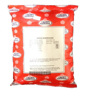 Crown National Boerewors Seasoning Wapad (CASE OF 5 x 1kg)