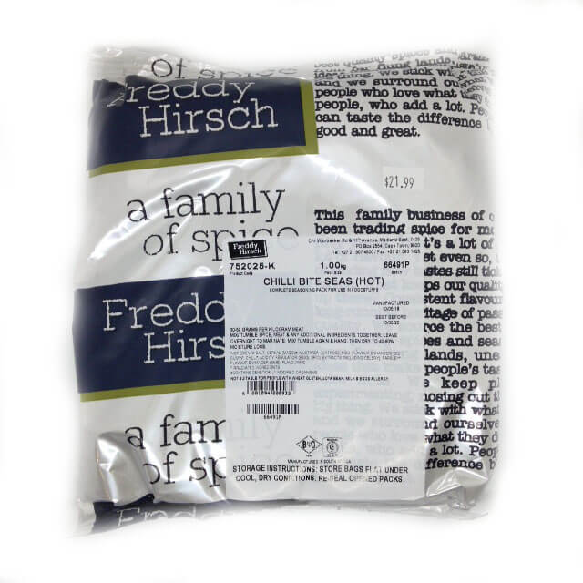 Freddy Hirsch Chilli Bite Spice Hot (Kosher) (CASE OF 5 x 1kg)
