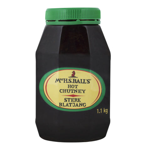 Mrs Balls Chutney Hot Large Jar (CASE OF 12 x 1.1kg)