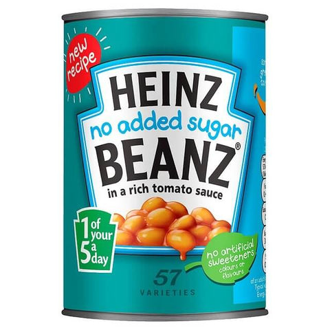 Heinz Baked Beans No Added Sugar (CASE OF 24 x 415g)