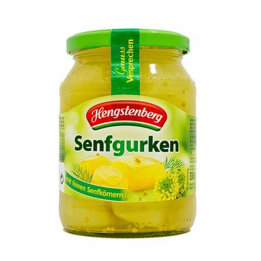 Hengstenberg Mustard Pickles (CASE OF 12 x 330g)