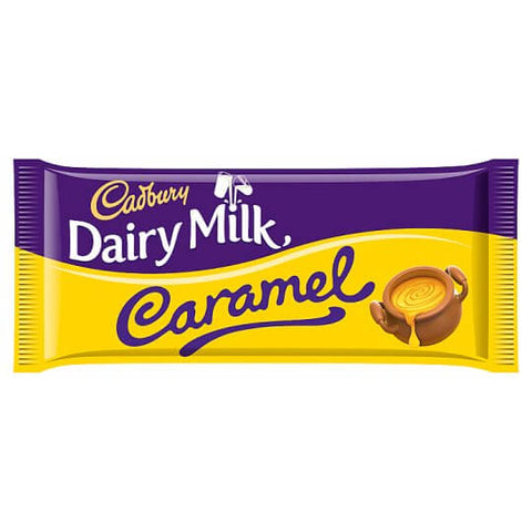 Cadbury Dairy Milk Caramel  HEAT SENSITIVE ITEM. PLEASE ADD ITEM 122942 TO THE ORDER TO TRY TO PROTECT CHOCOLATES FROM HEAT DAMAGE. (CASE OF 16 x 120g)