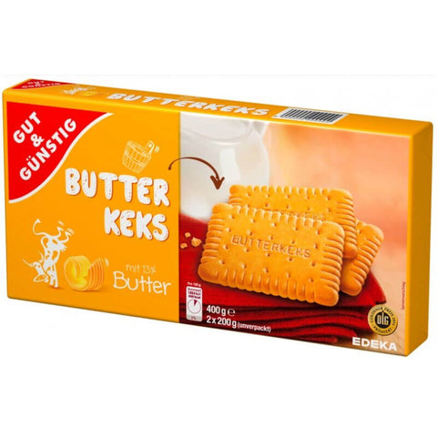 Gut and Gunstig Butter Biscuits (CASE OF 20 x 400g)